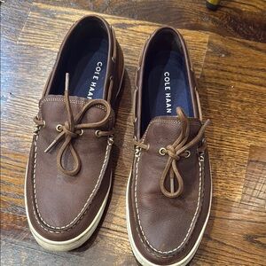 Cole Haan Men's Dark Brown Boat Shoes. Excellent condition!